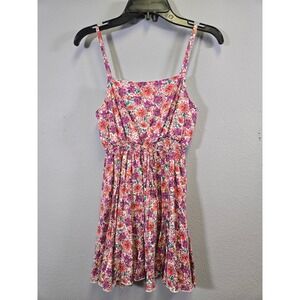 Rare‎ Edition Floral Smocked Waist Sleeveless Summer Sun Dress 8